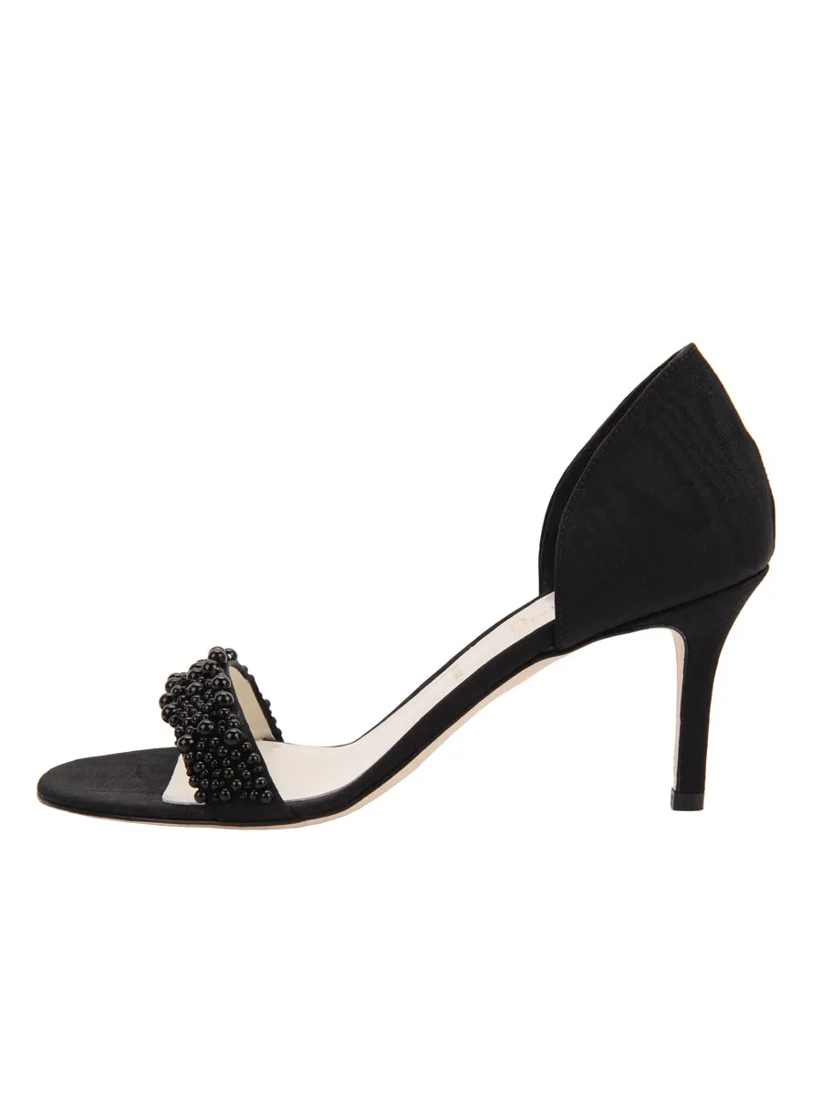 Cappy d'Orsay Sandal Gray simple design