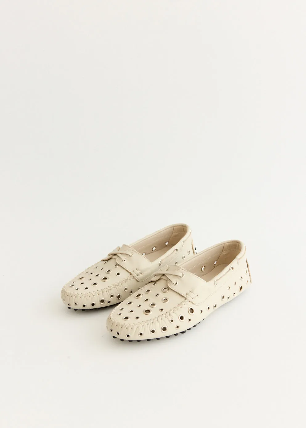 Car Shoes Eyelets Lightweight Sole