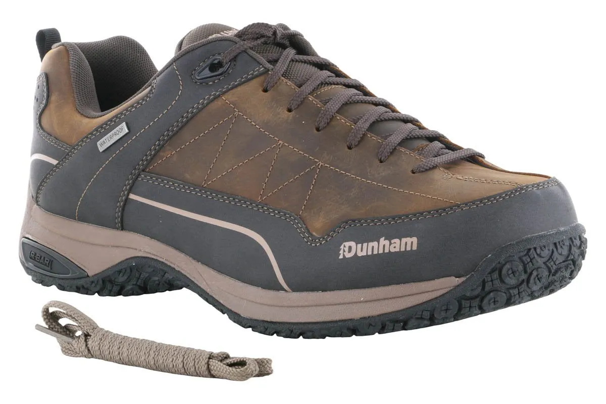 Dunham Cloud Plus Low Brown Leather Modern Ease padded insole