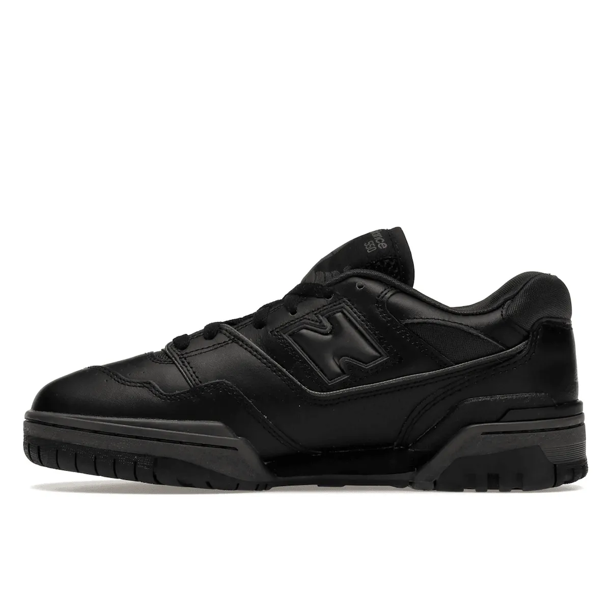 Padded Design Vegan Leather Alternatives New Balance 550 Triple Black