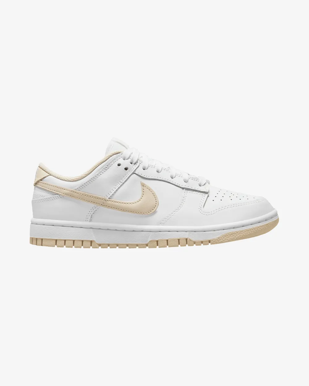 NIKE DUNK LOW WMNS PEARL WHITE Wear-Ready Shoes Compact