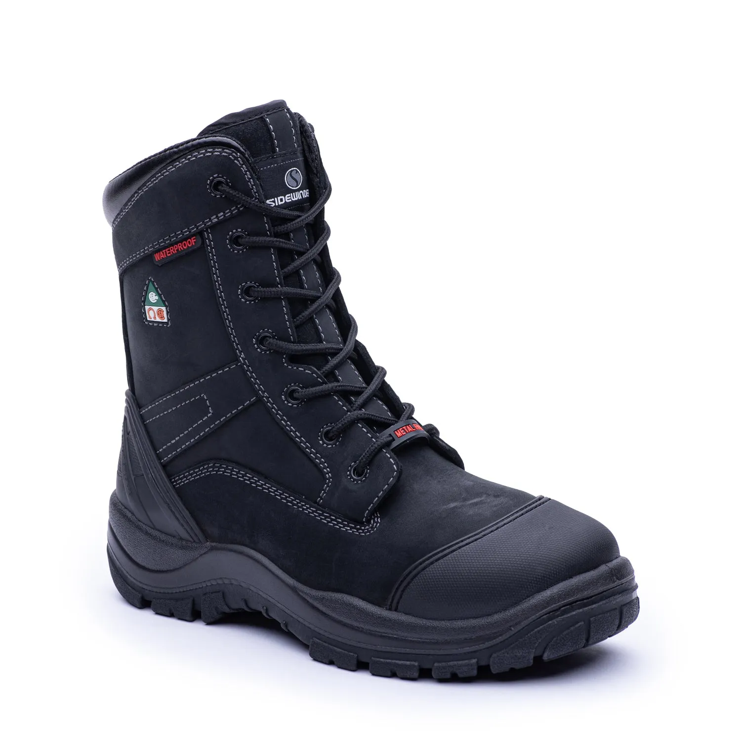 Durable Build Quick Fit Rogue Black 8" Composite work boots - 851