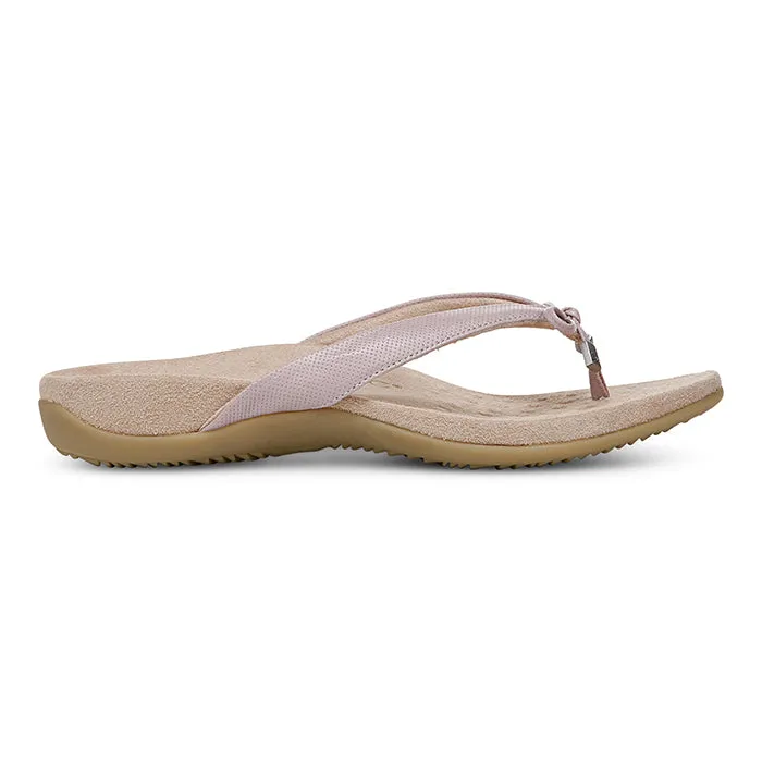 Stylish Casual Shoes Flexible Walking Womens Vionic Bella Toe Post Sandal in Magnolia Dusk