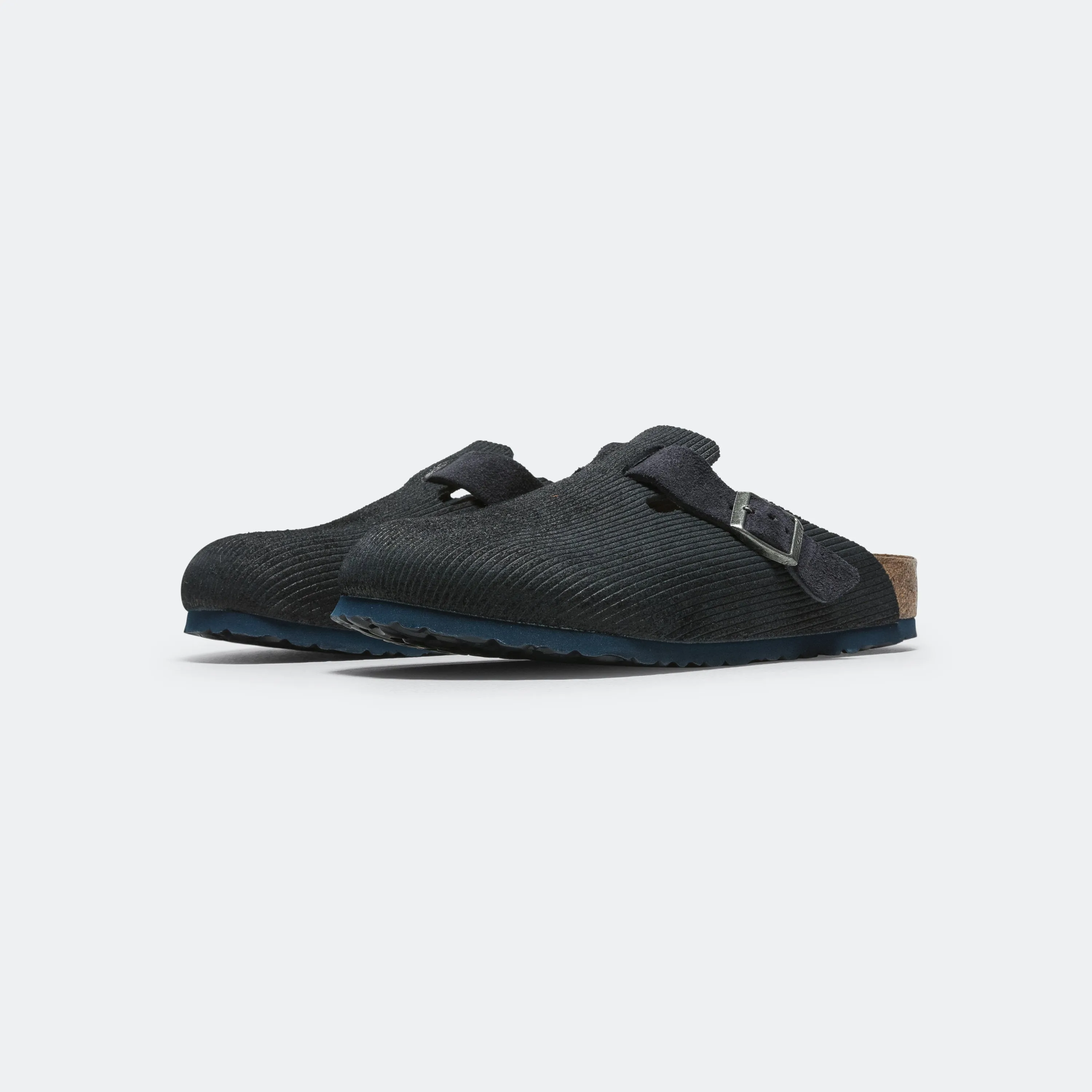Step Fresh Boston Corduroy - Midnight Suede Leather