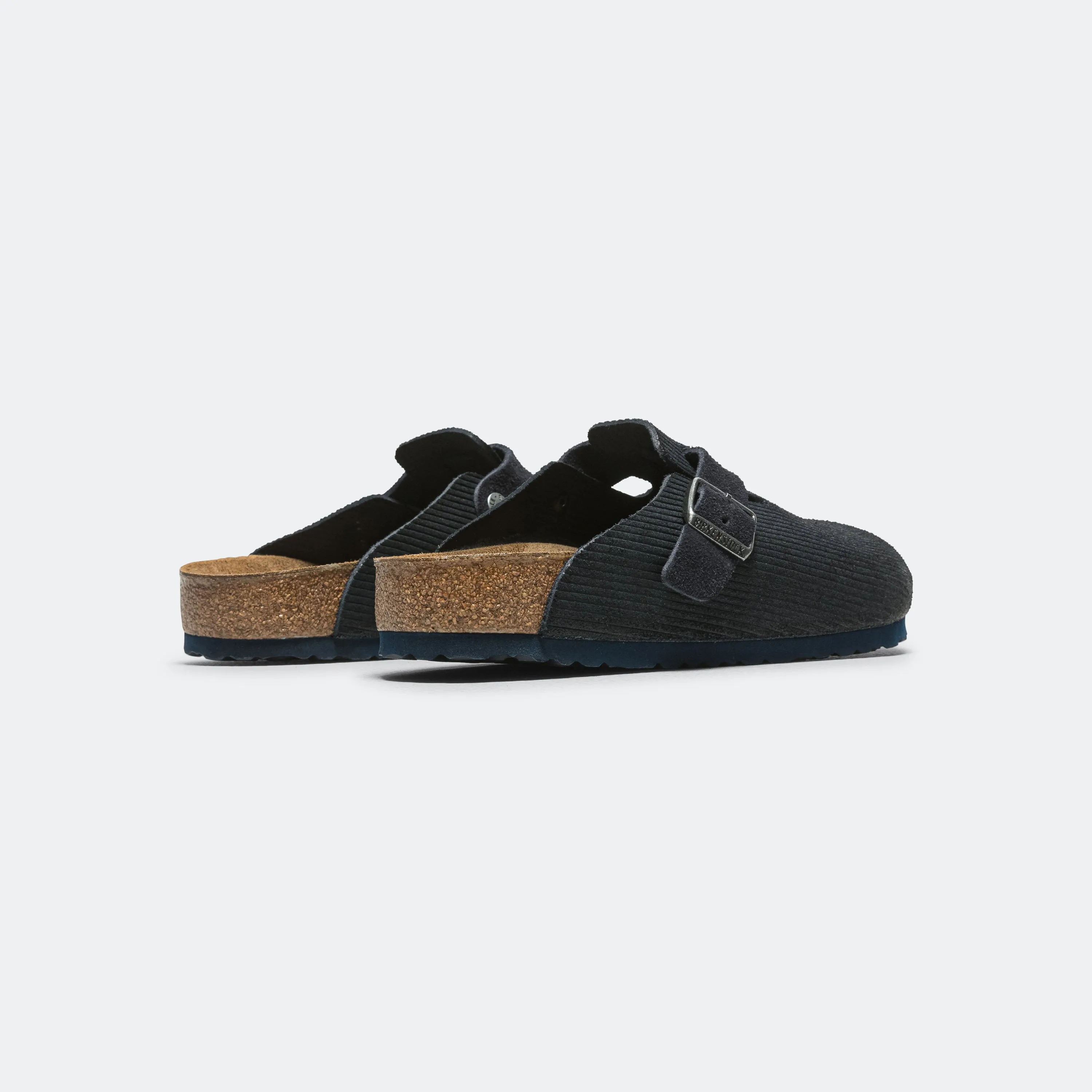 Boston Corduroy - Midnight Suede Leather Comfortable And Practical Weekend Walk