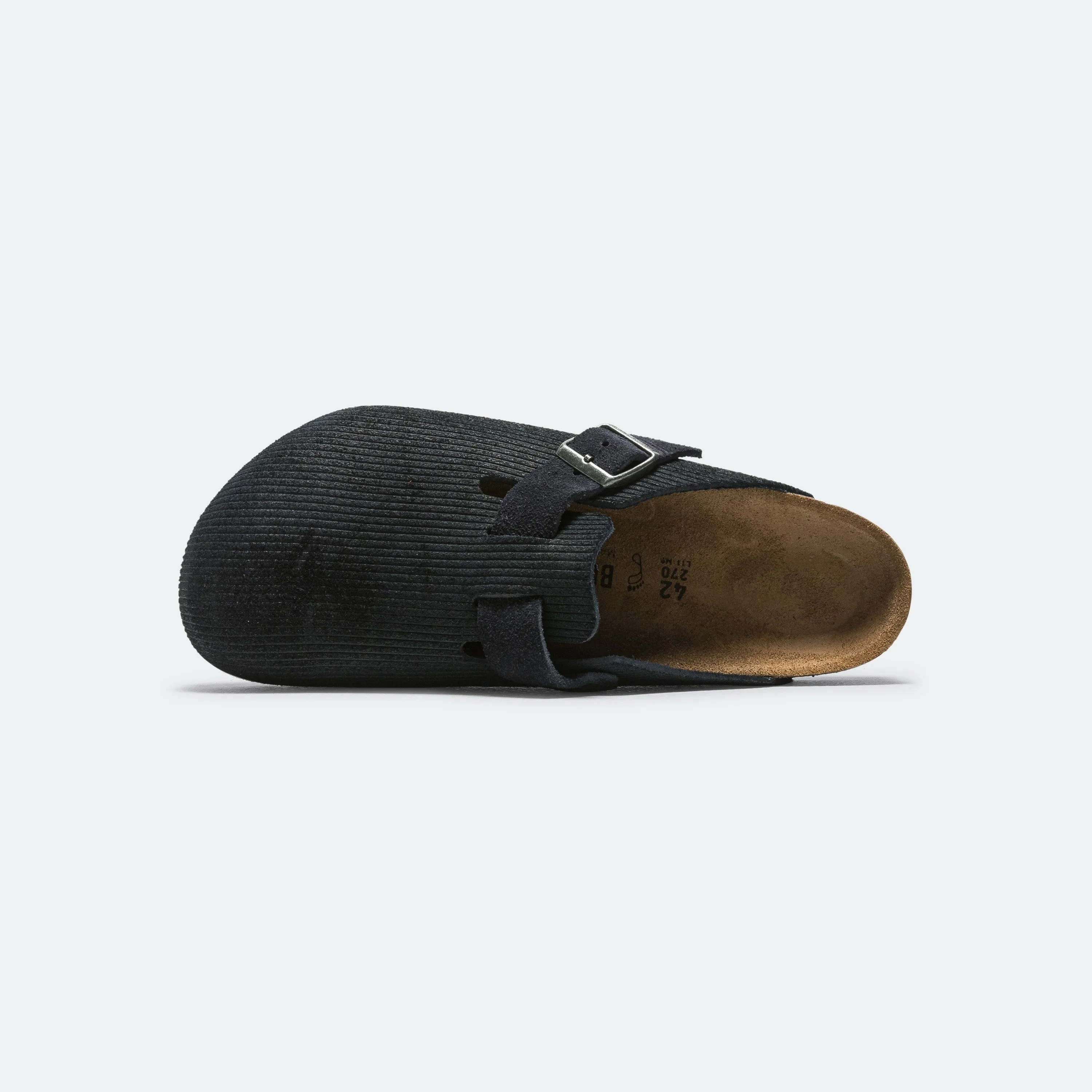 Boston Corduroy - Midnight Suede Leather Relaxed Style Natural Step