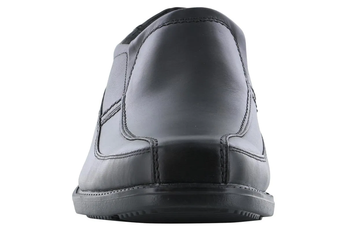 Full Ease Sharp Cut Rockport Style Leader 2 Bike Toe Slip-On Black