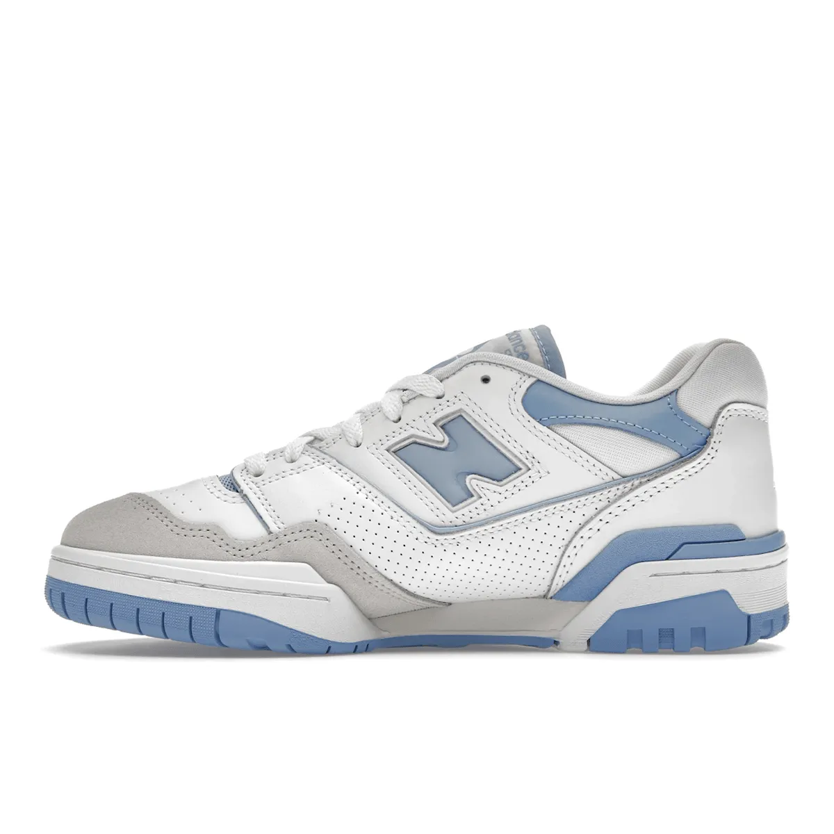 New Balance 550 White Blue Haze Rain Cloud Temperature Regulating Lining Designer Look