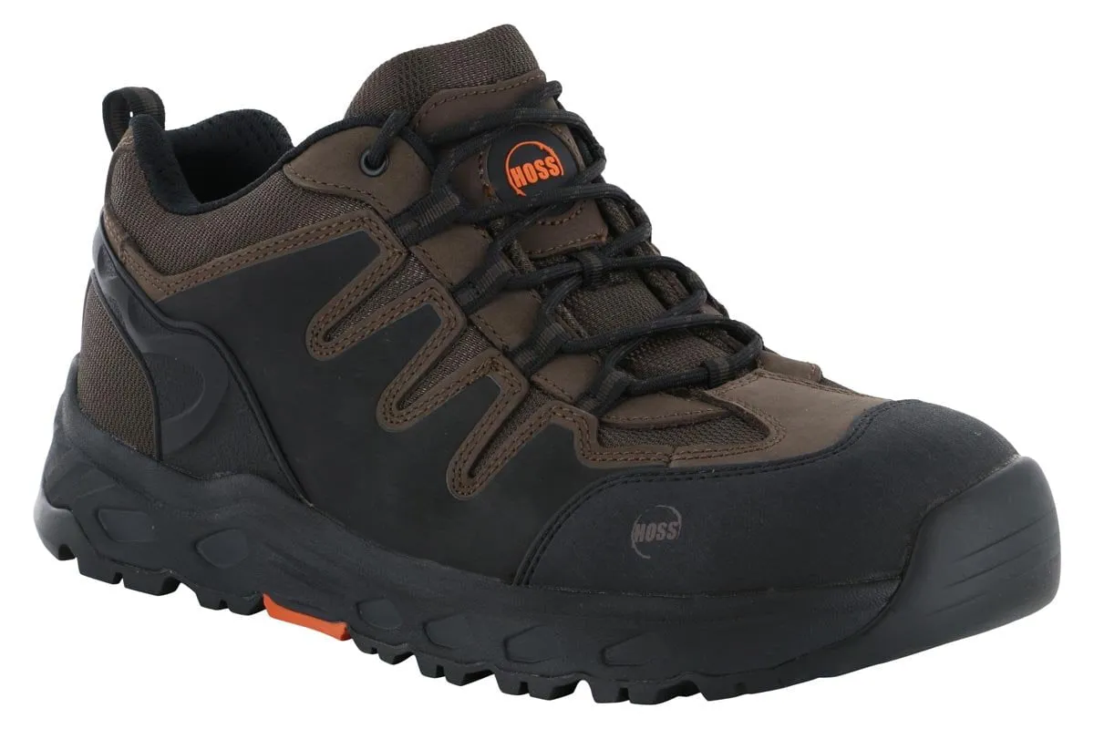 Hoss Eric Lo Aluminum Safety Toe Brown Timeless Design athletes'