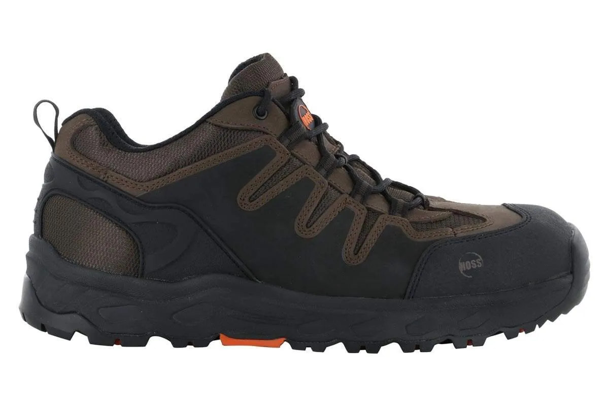 Elevated arch Hoss Eric Lo Aluminum Safety Toe Brown