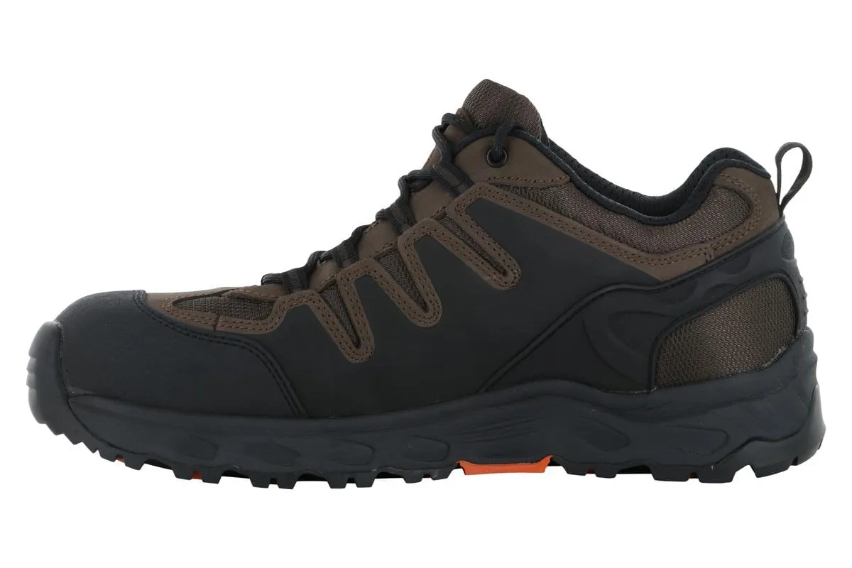 Hoss Eric Lo Aluminum Safety Toe Brown Street Explorer Party Ready