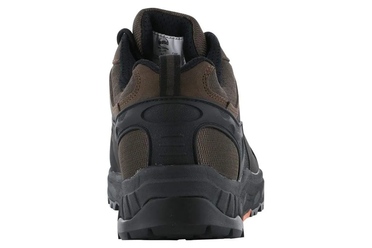 Long Lasting Hoss Eric Lo Aluminum Safety Toe Brown