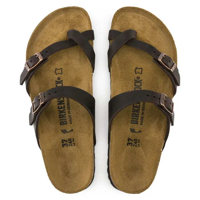 Easy Glam Womens Birkenstock Mayari Oiled Habana