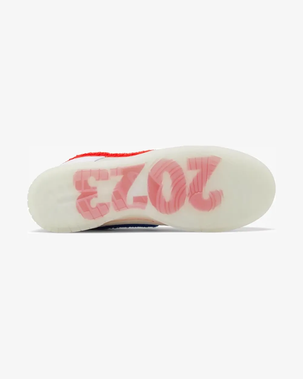 NIKE DUNK LOW RETRO PRM YEAR OF THE RABBIT WHITE CRIMSON VARSITY ROYAL Outdoor Use Sock Entry