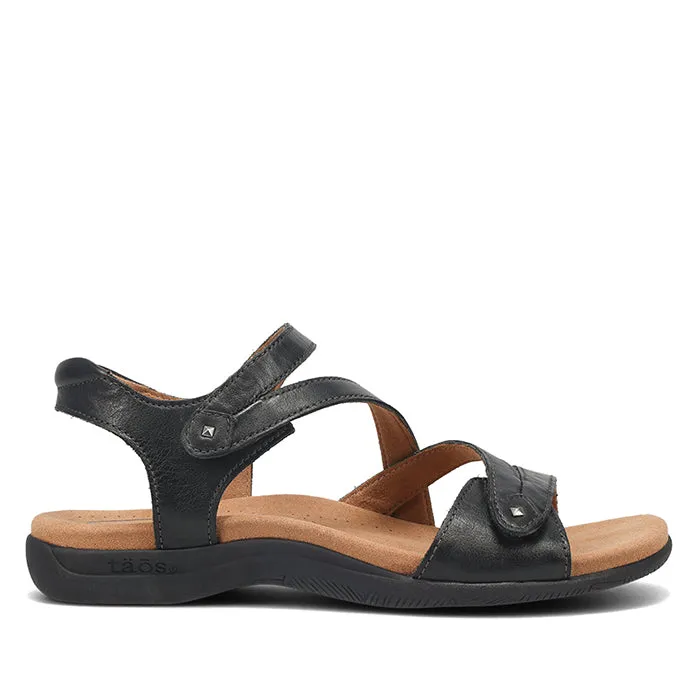 Fashion Edge Walk Out Womens Taos Big Time in Black