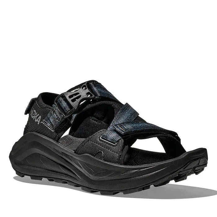 Soft Cushioning Shoes Orange Fun Womens Hoka Infini Hike TC in Black/Black