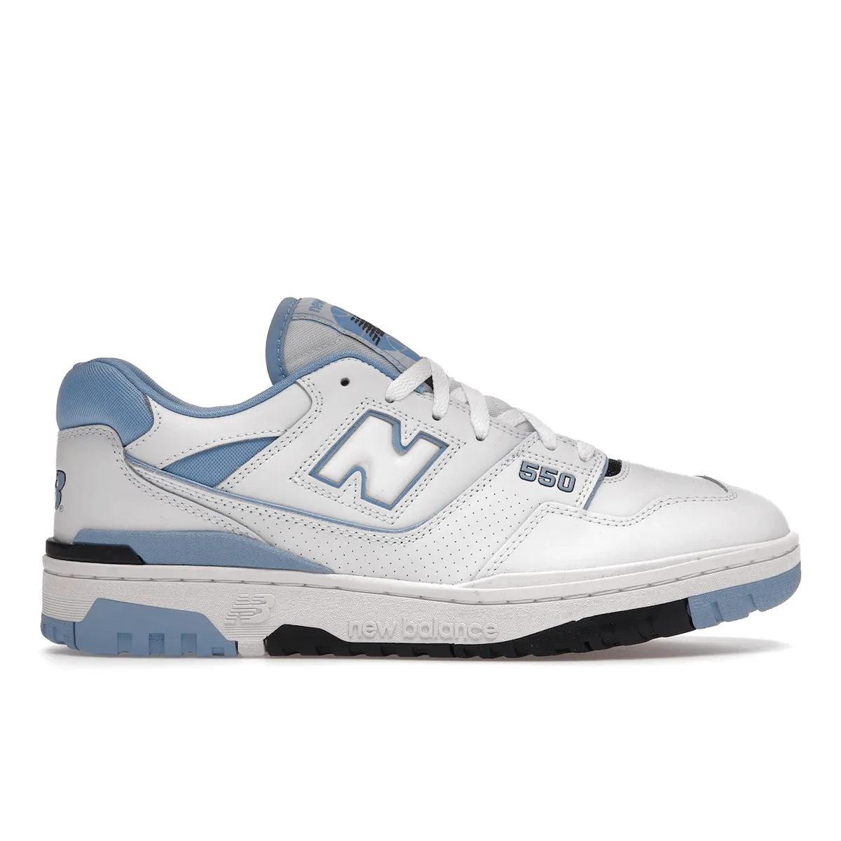 Abrasion Resistant Panels New Balance 550 UNC White University Blue