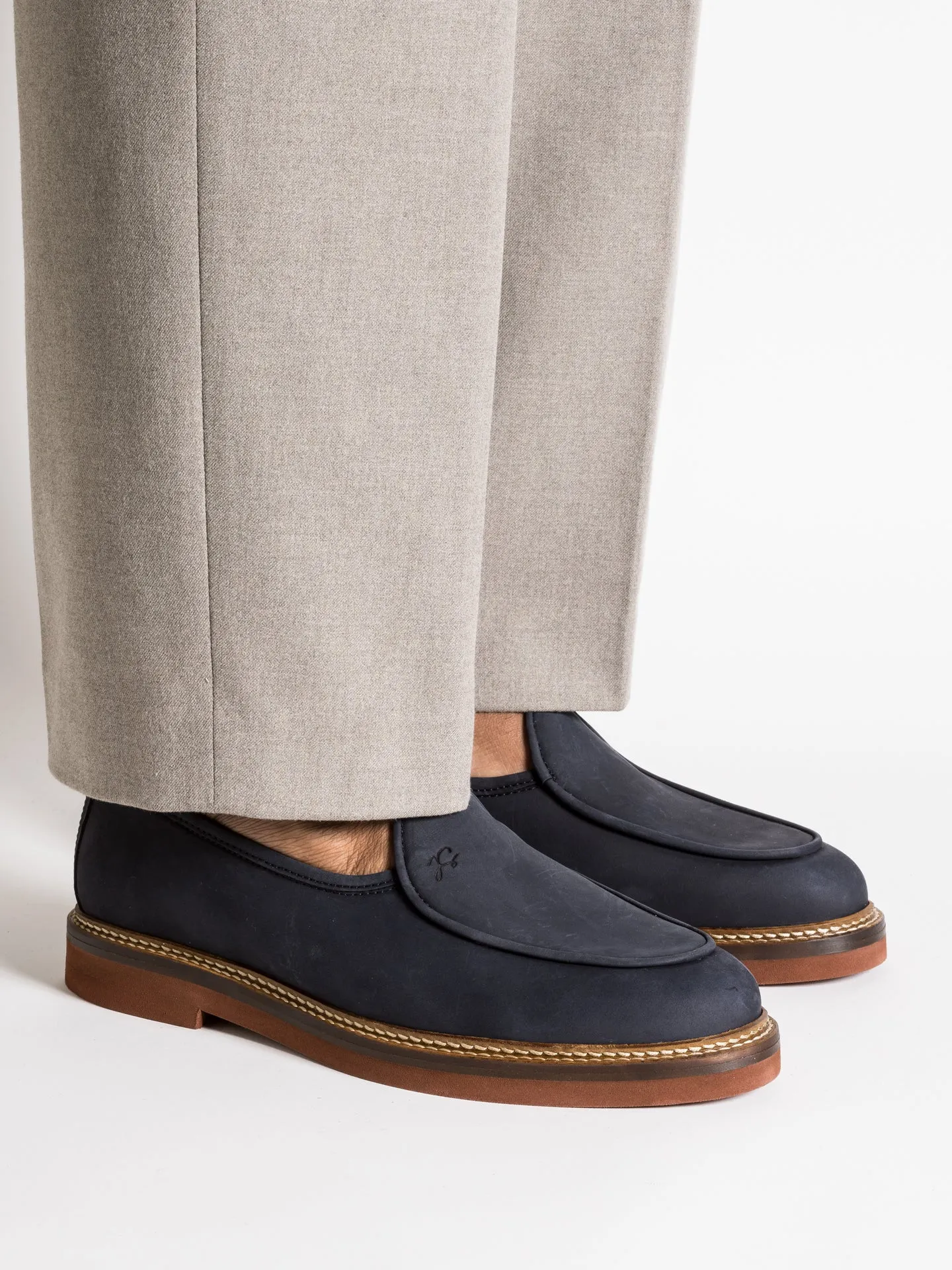 LEX NAVY NUBUCK Soft Step
