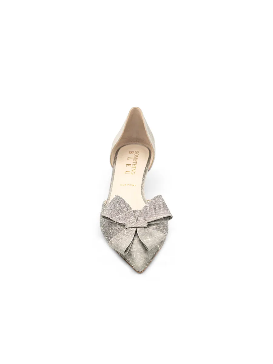 Structured silhouette Fall Cliff d'Orsay Kitten Heel