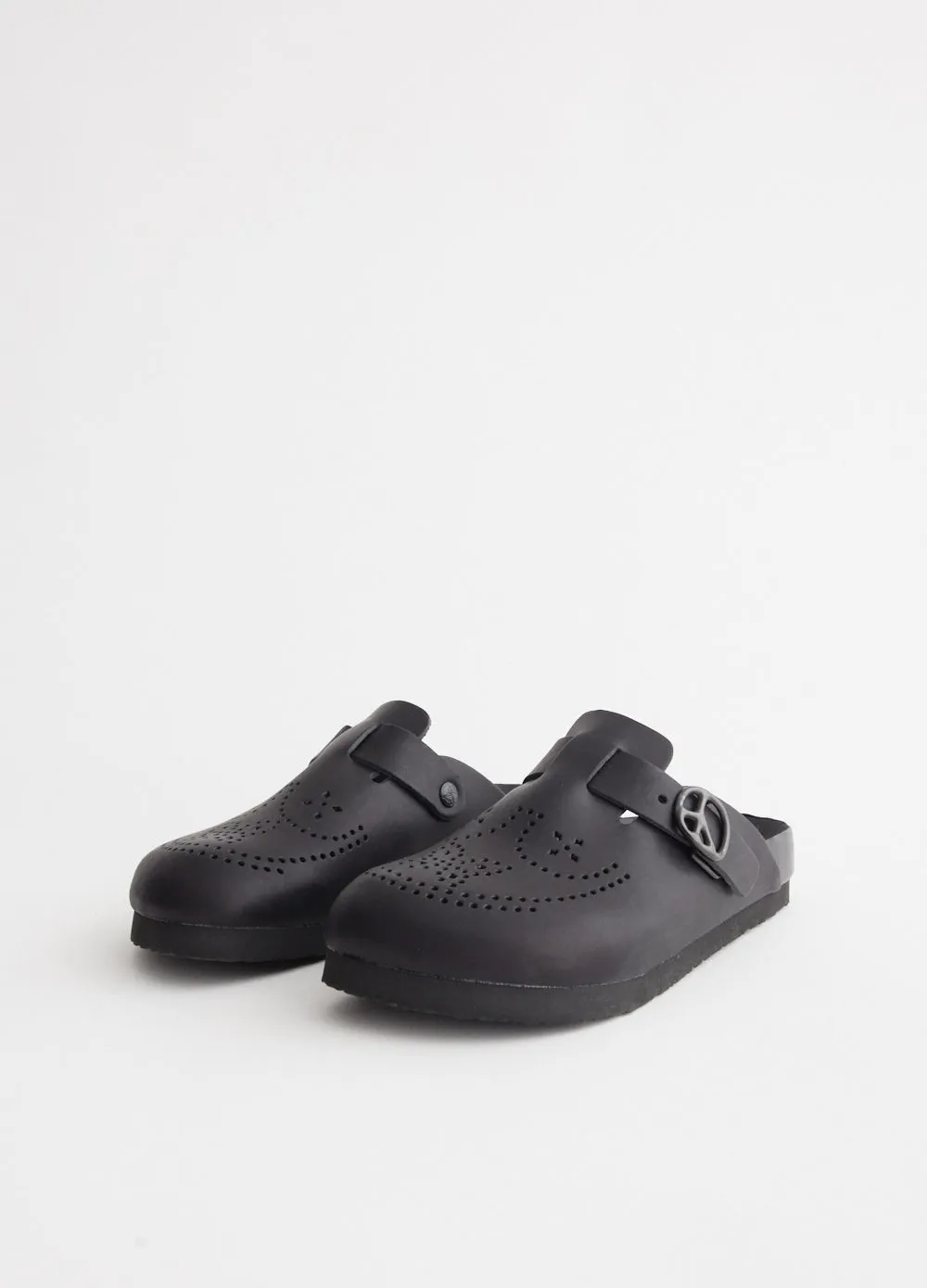 Patent Leather Clog Sandal