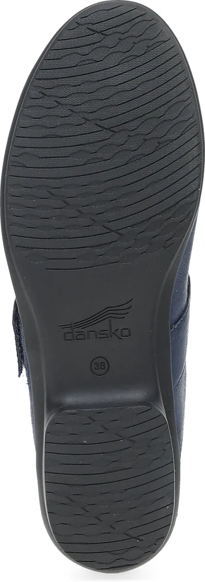 Cushioned Footbed Collette Navy Burnished Nubuck