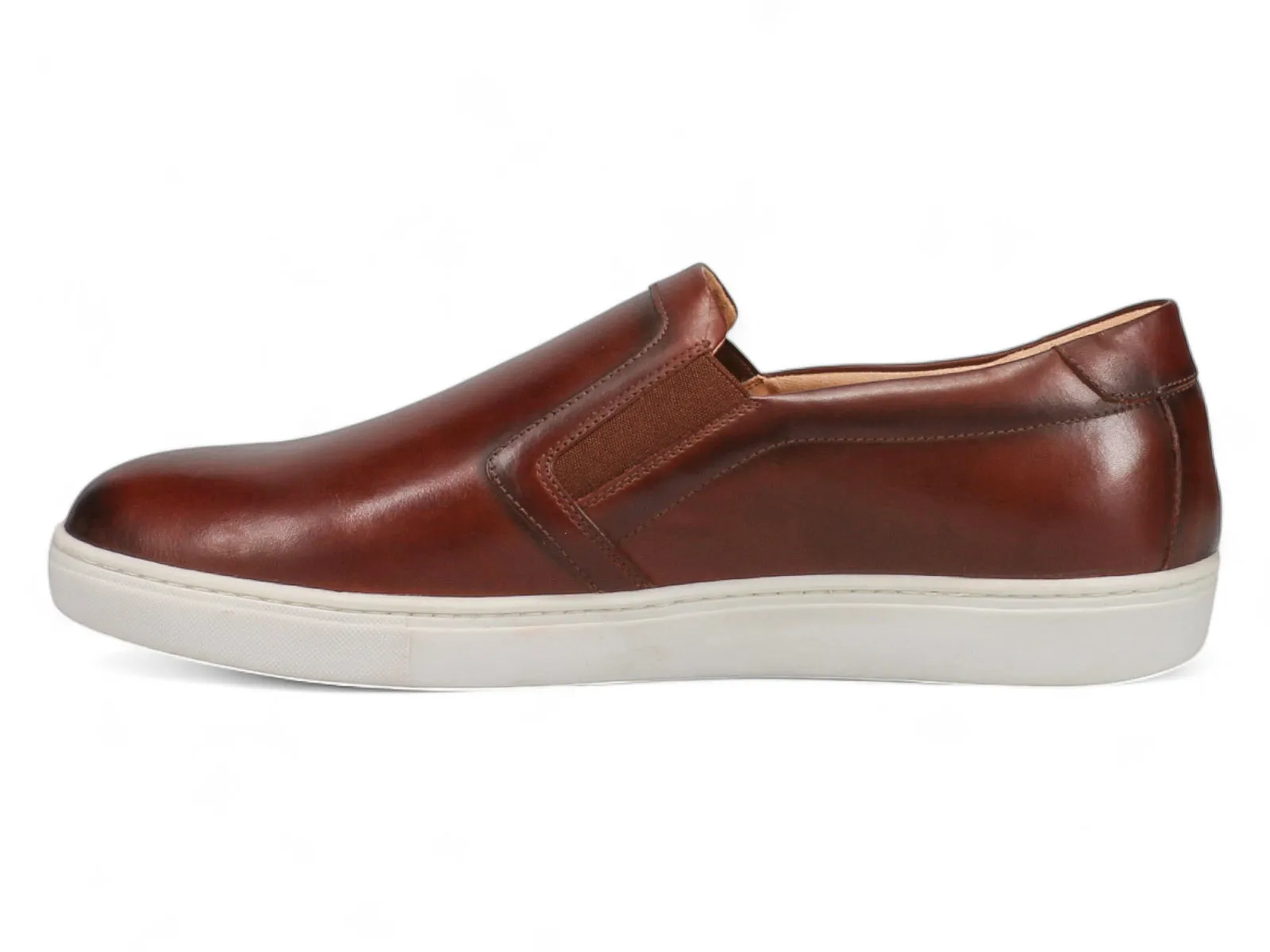 Michael Ellis Bailey Slip-On Sneaker Tobacco Padded SlipResistant