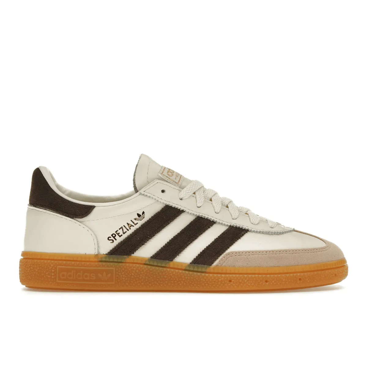 Wide Base Responsive sole Adidas Handball Spezial Off-White Dark Brown