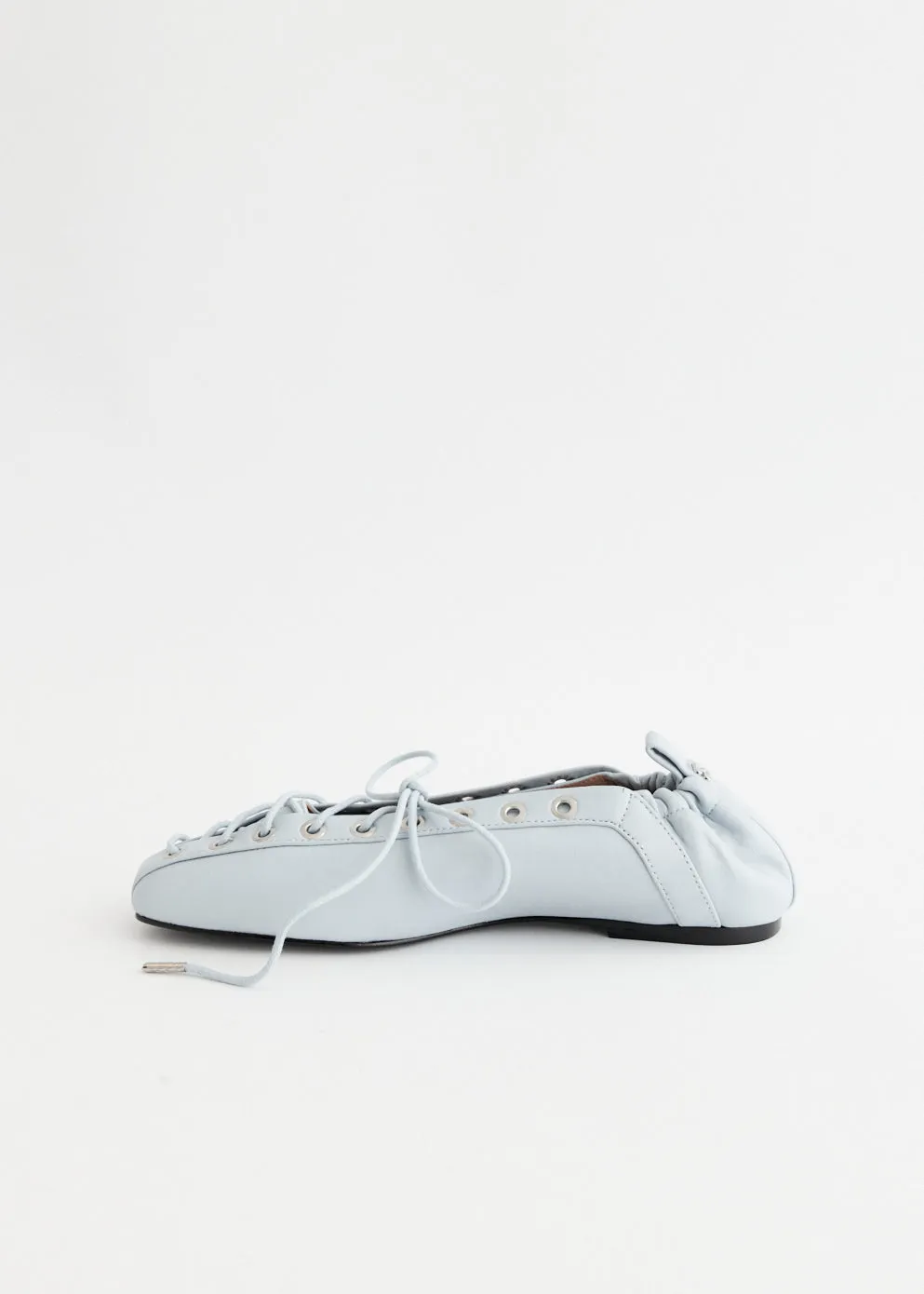Eyelets Lace Up Ballerinas Peak Jog