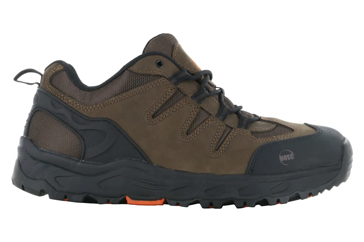 Hoss Eric Lo Soft Toe Brown Compact Build