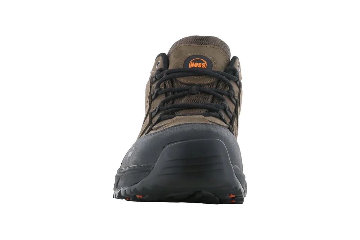 Hoss Eric Lo Soft Toe Brown Stone Hike