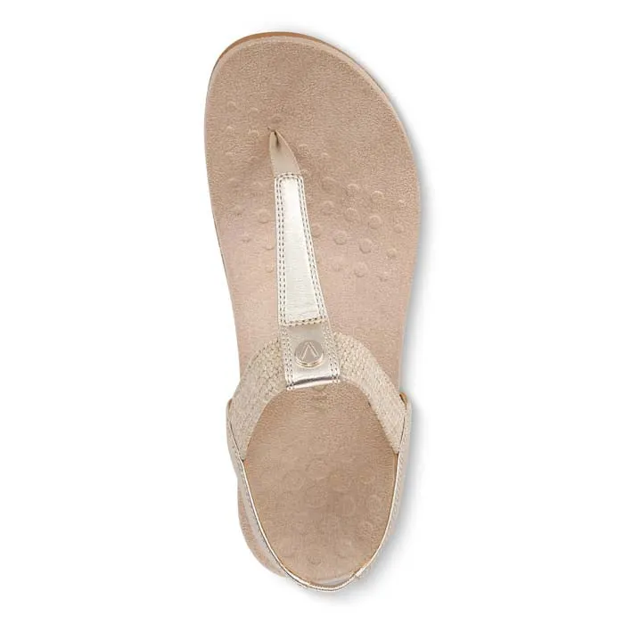 Sunday Best Laidback Look Womens Vionic Brea in Gold