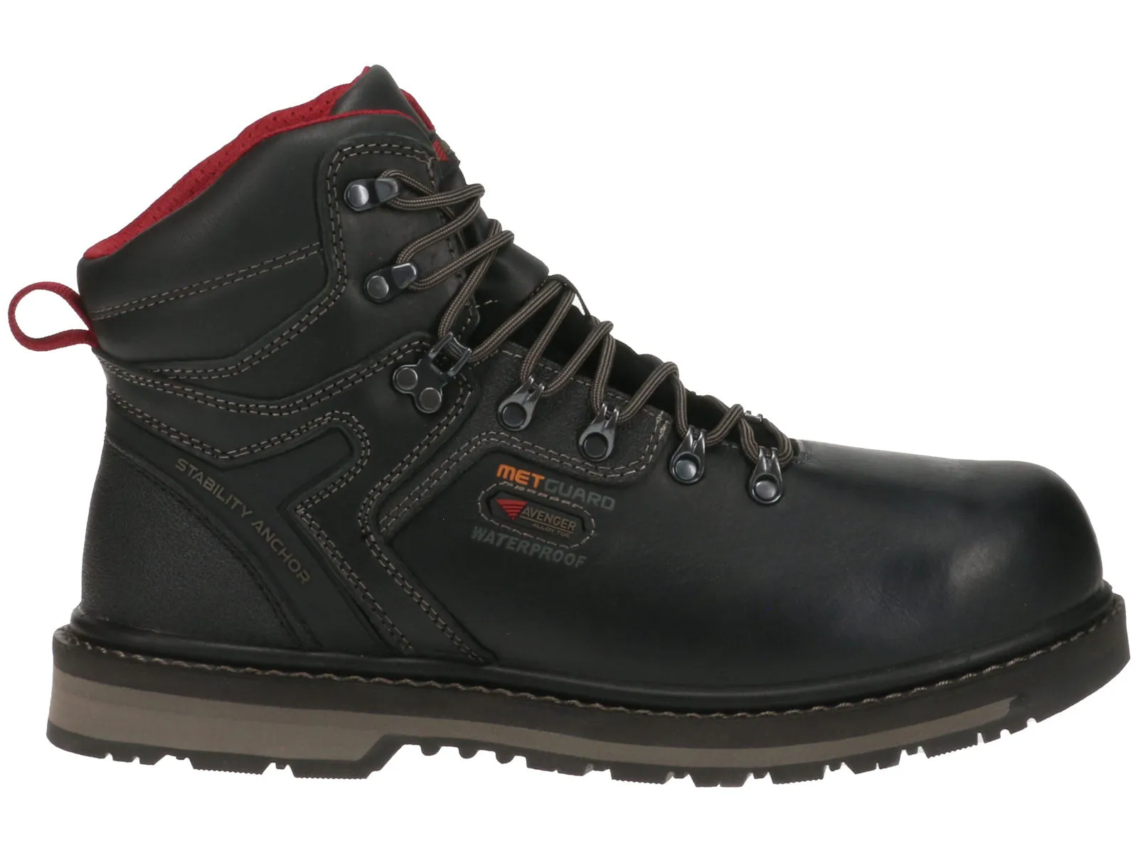 Work Utility Avenger Blacksmith Met Guard Boot Black