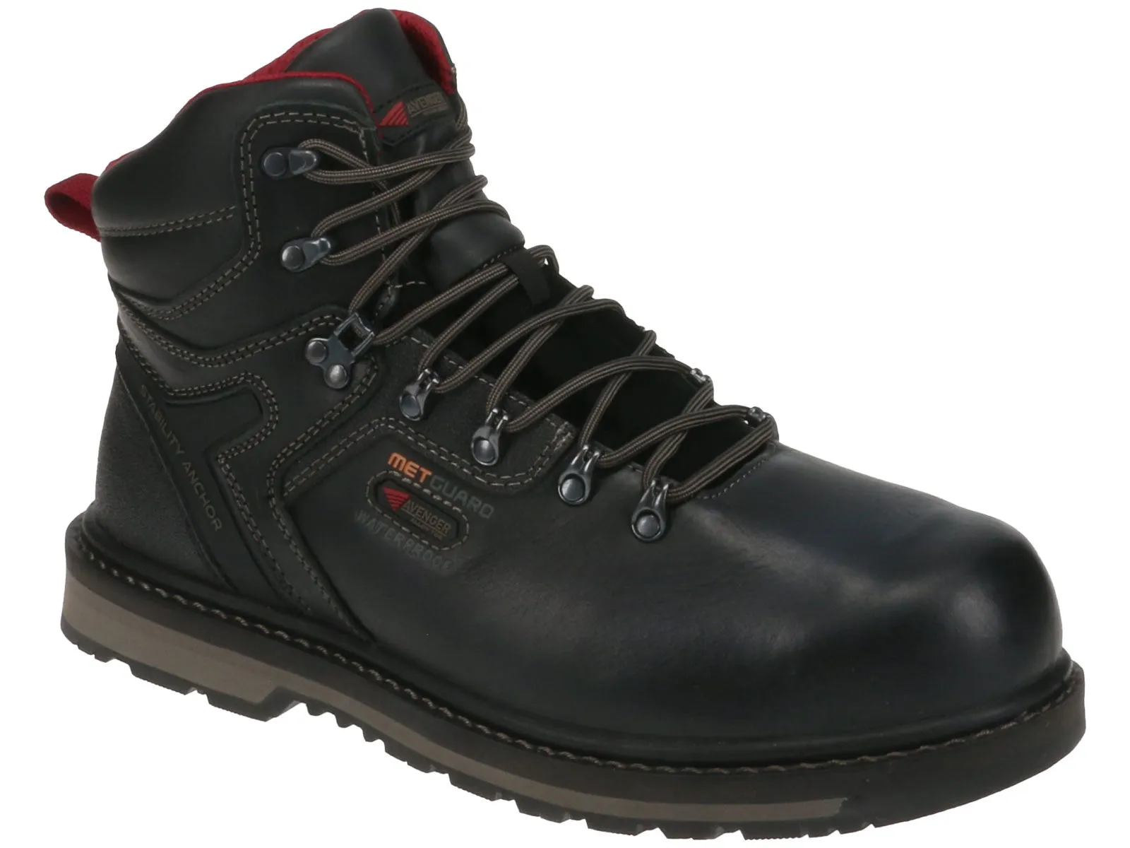 Avenger Blacksmith Met Guard Boot Black Holiday Feel