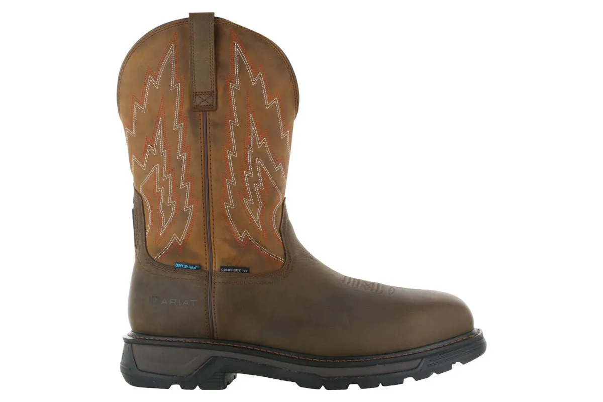 Ariat Big Rig Western Work Waterproof Composite Toe Boot Padded