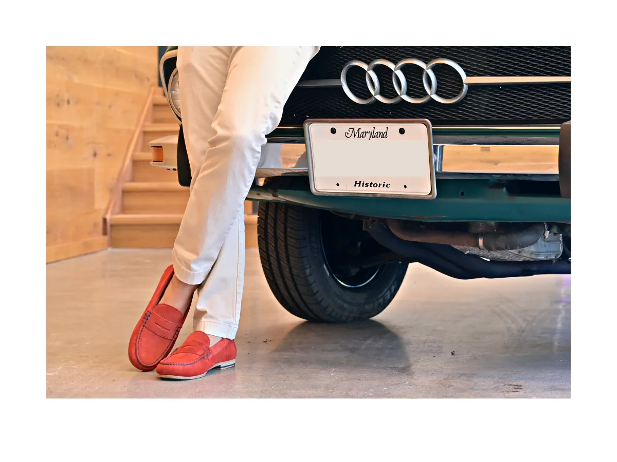 The Red Penny Suedes Penny Loafer Shoe Trendy Sole