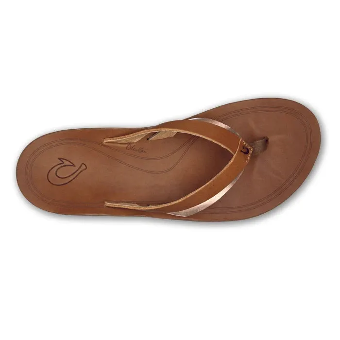 Womens Olukai Kaekae Sahara/Bubbly Secure Wrap Flower Pop