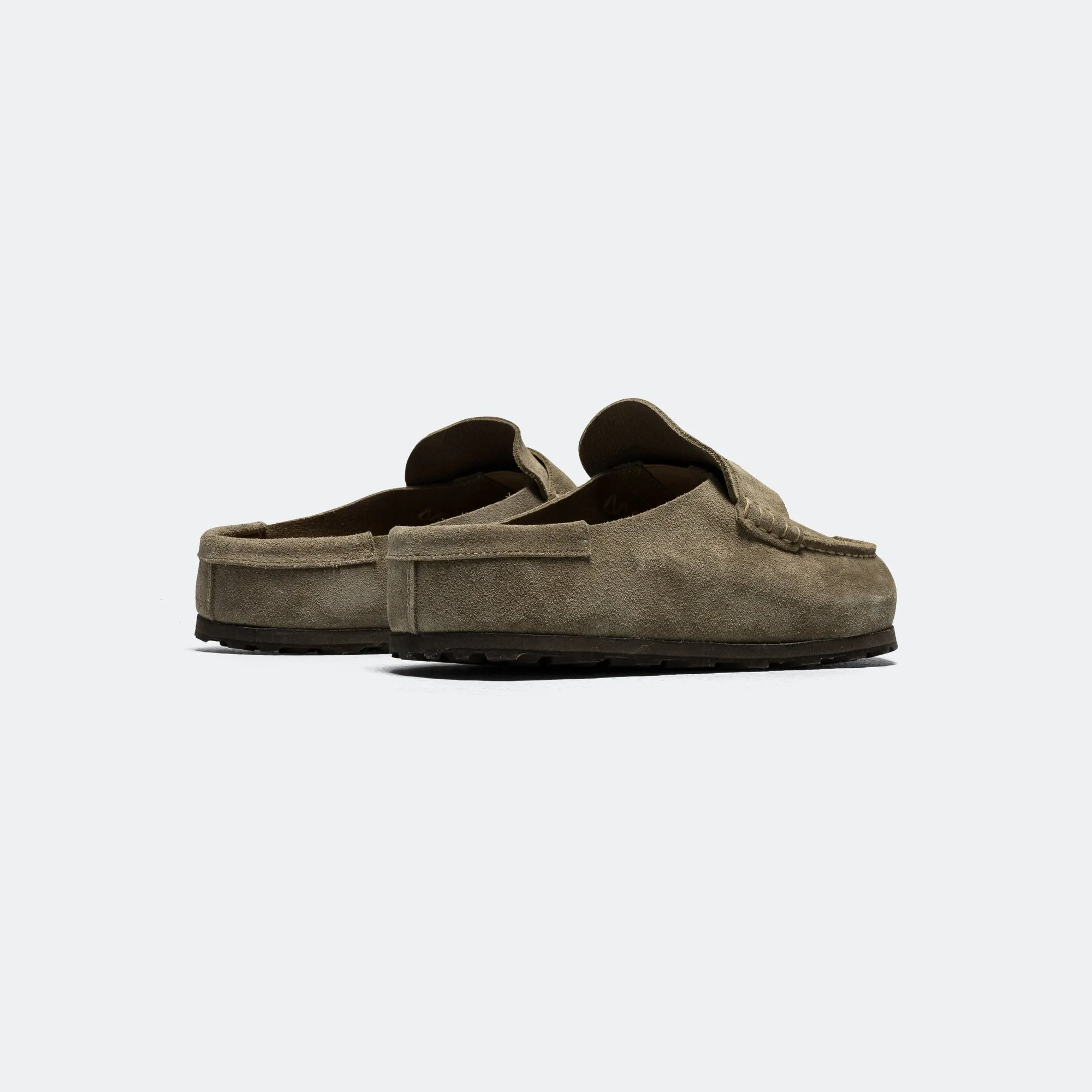 Naples Wrapped - Taupe Suede Leather Boardwalk Glam Rubber Outsole