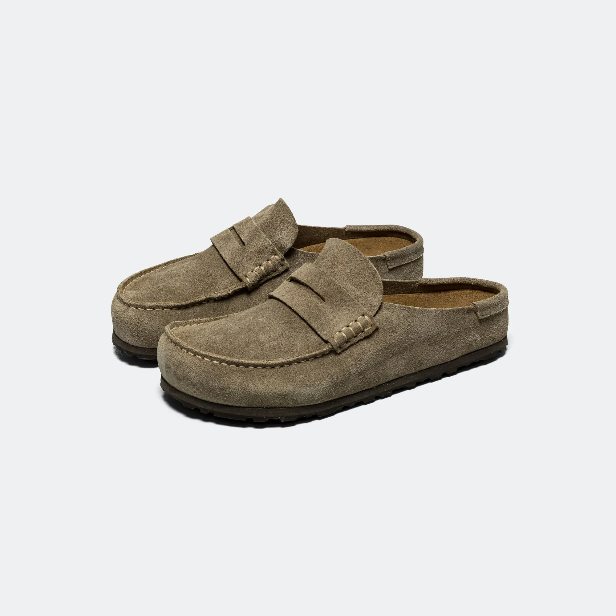Naples Wrapped - Taupe Suede Leather Sporty Beach Shoes