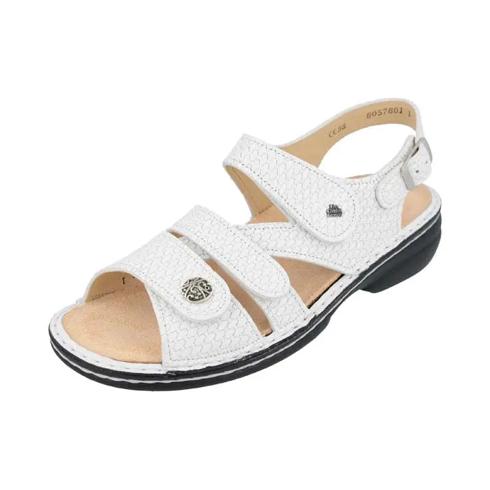 Womens Finn Comfort Gomera in White Lotus Fashionable Casual Shoes