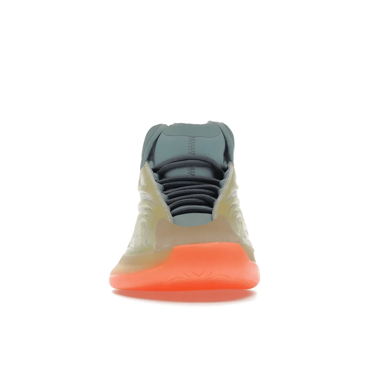 Adidas Yeezy QNTM Hi-Res Coral with gel cushioning