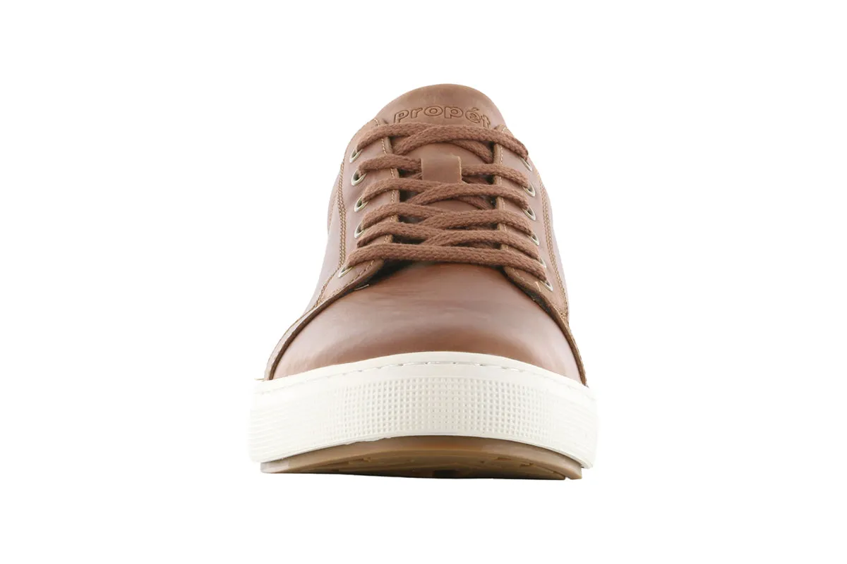 Airy Mesh Round Edge Propet Koda Leather Sneaker Tan