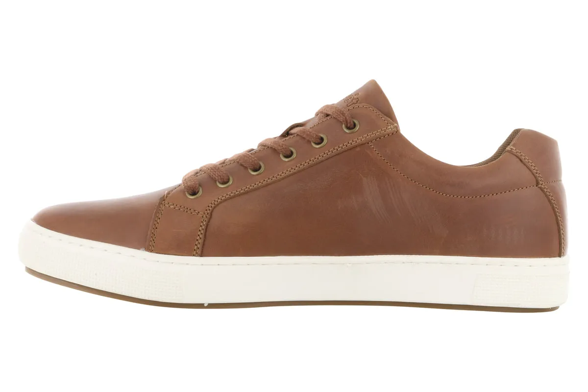 Spin Step Cloudy Jog Propet Koda Leather Sneaker Tan