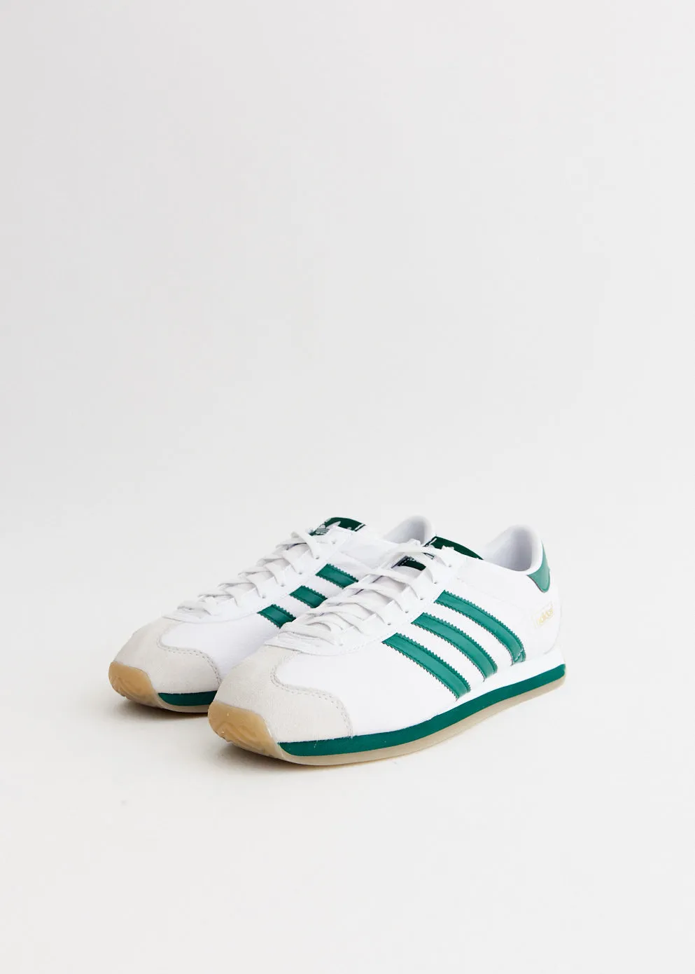 Luxe support low - top Country Japan 'White Collegiate Green' Sneakers