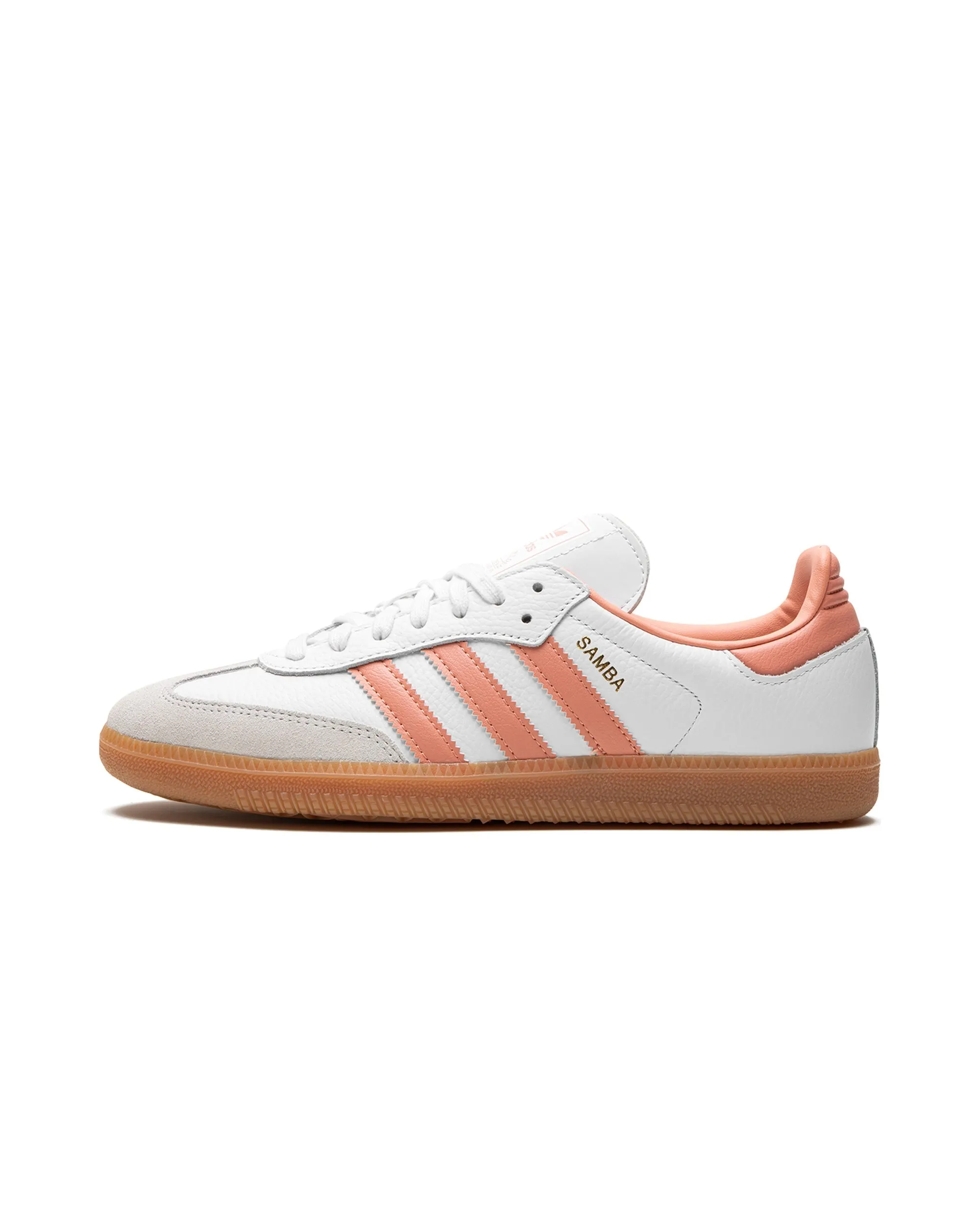adidas Samba OG White Wonder Clay Gum (Women's) dirt path