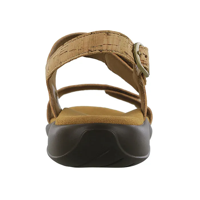 Womens SAS Nudu in Gold Cork hollow design