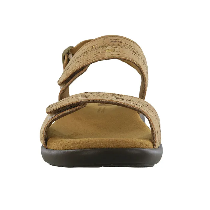 Comfort All-Day Womens SAS Nudu in Gold Cork