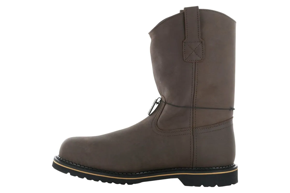 Laredo Rake Steel Toe Wellington Boot Leather Comfort