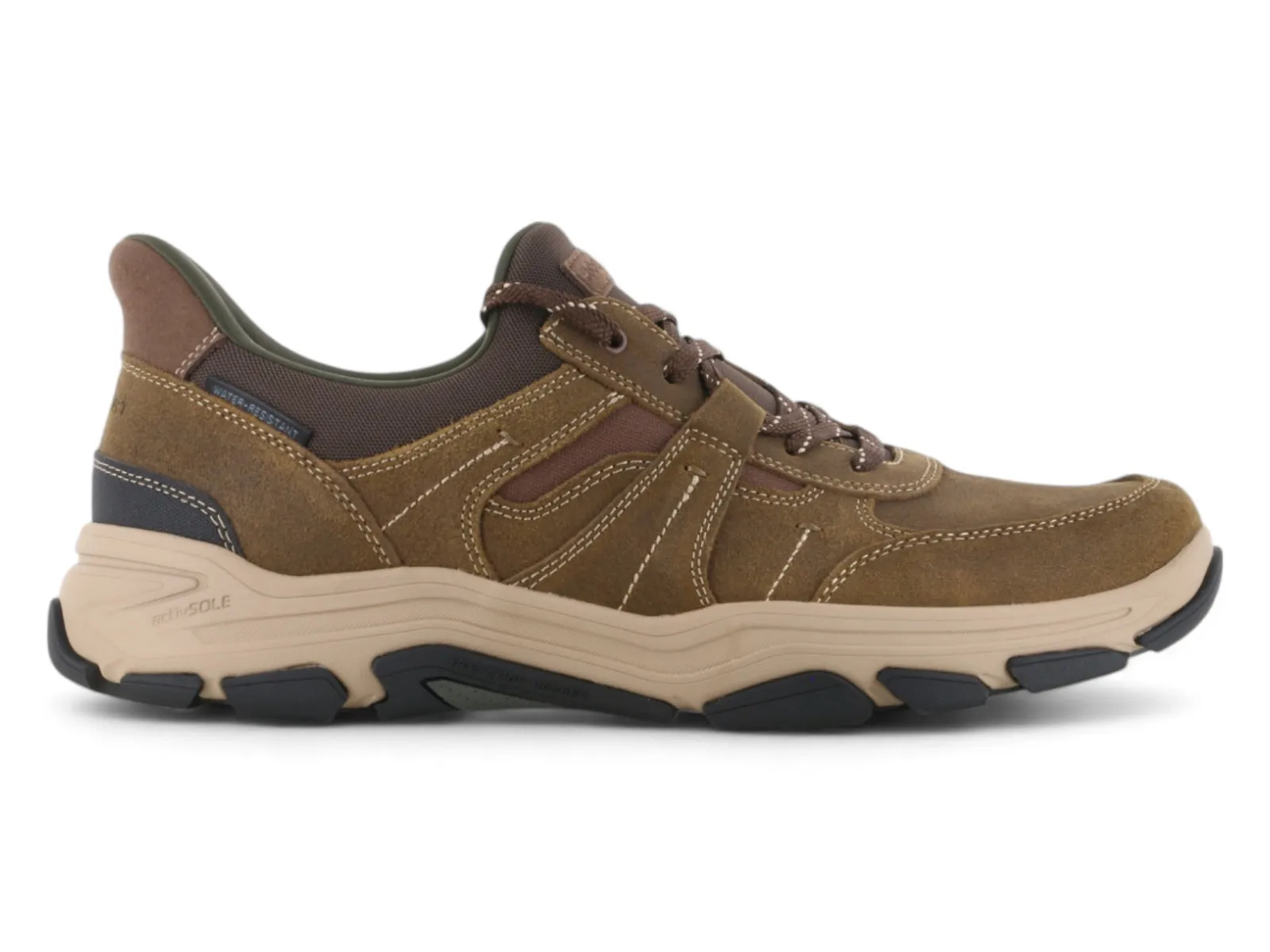 representative Superior ease Rockport Rhett Step Activated Walking Shoes Brown