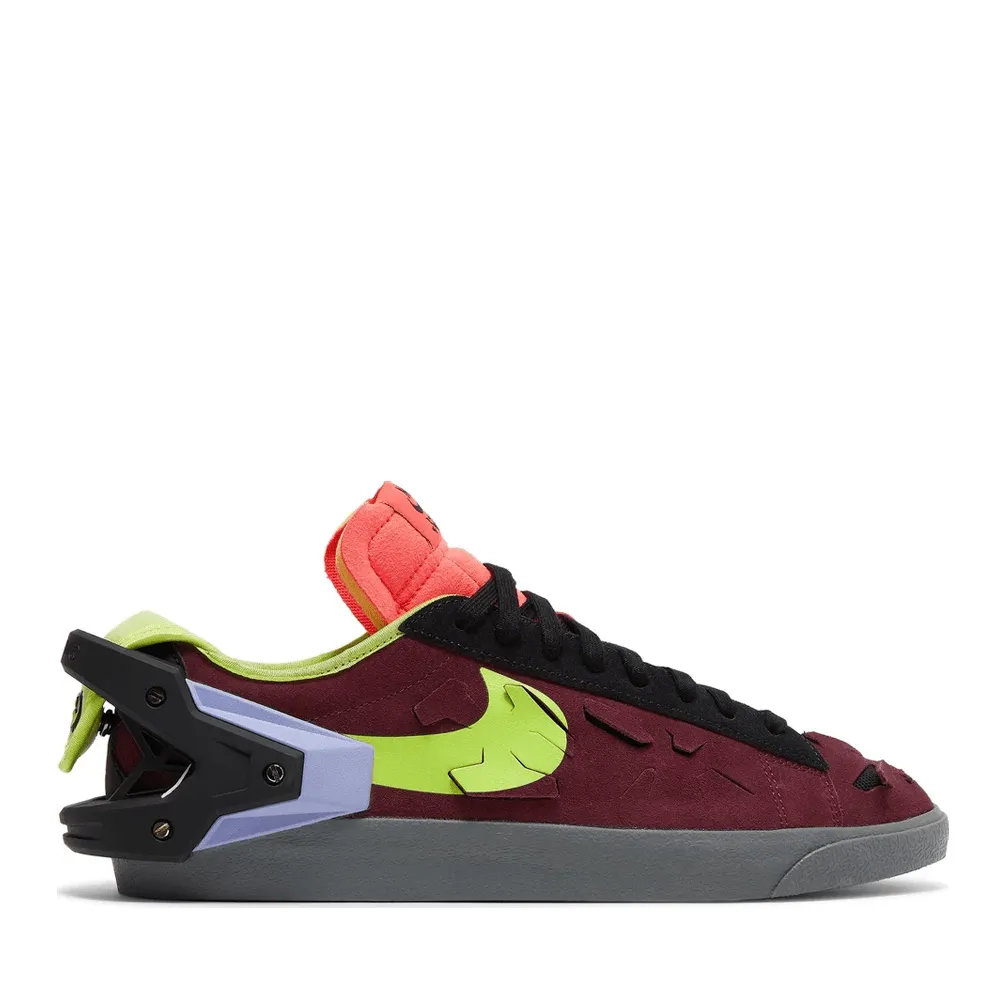 Lifestyle Fit Sport Touch NIKE X ACRONYM BLAZER LOW NIGHT MAROON (NEW)