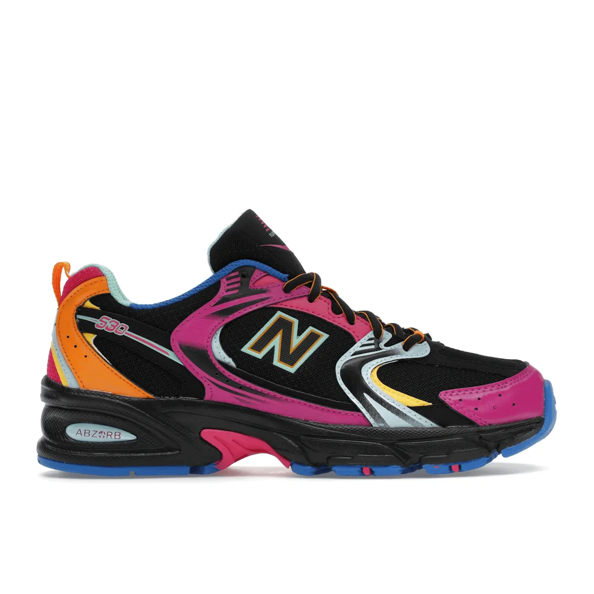 New Balance 530 Black Multi-Color Clean Build Slip Guard